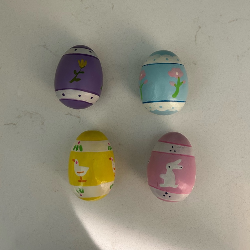 Colorful Decorative Easter Eggs Set